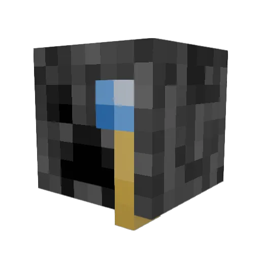 BnjoKzui Minecraft avatar head, 3D render