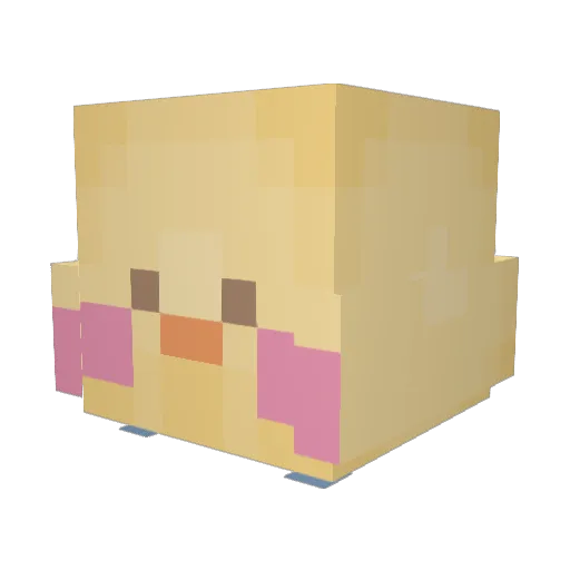 Bo0gies Minecraft avatar head, 3D render