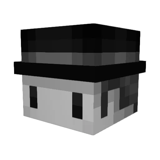 Bo0o0o Minecraft avatar head, 3D render