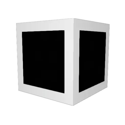 Bo77o Minecraft avatar head, 3D render
