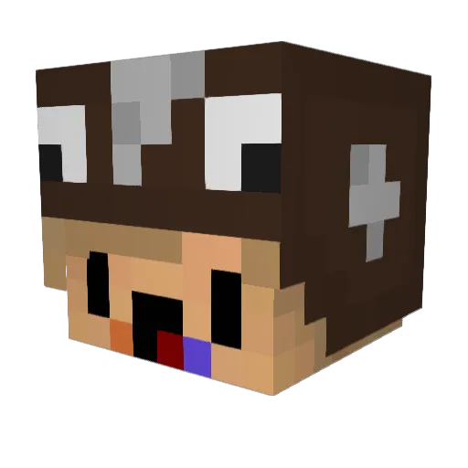 BoB7887 Minecraft avatar head, 3D render