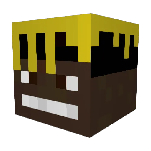 BoBJonesss Minecraft avatar head, 3D render