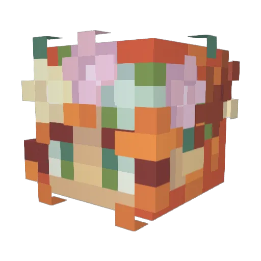 BoBailin Minecraft avatar head, 3D render