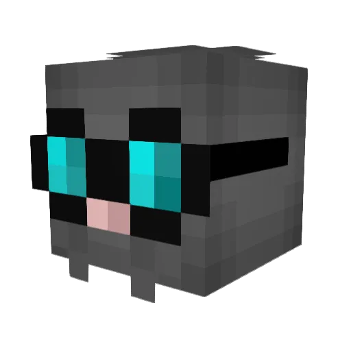 BoBm4n Minecraft avatar head, 3D render