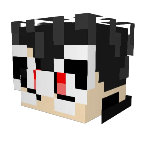 BoBsnger Minecraft avatar head, 3D render