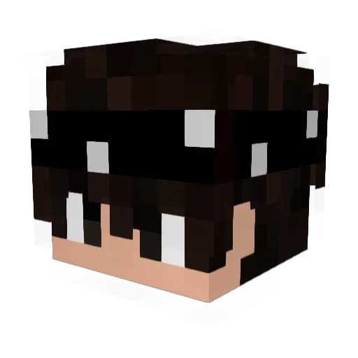 BoDa_KinG Minecraft avatar head, 3D render