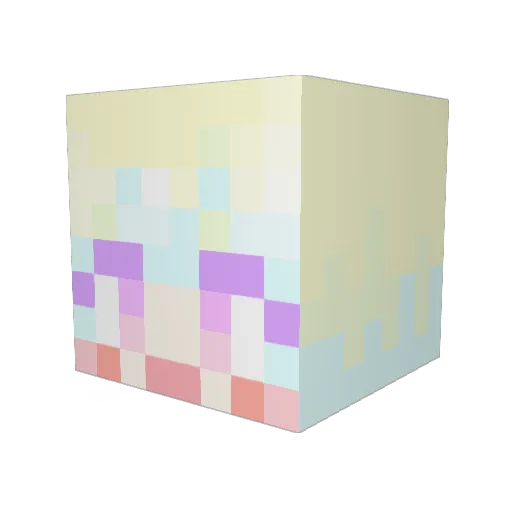 BoNa0709 Minecraft avatar head, 3D render