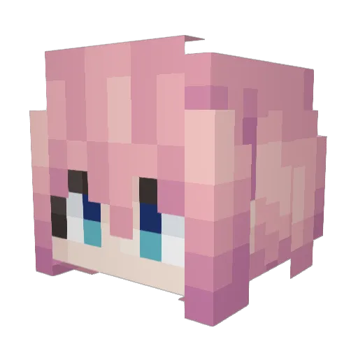 BoQi114 Minecraft avatar head, 3D render