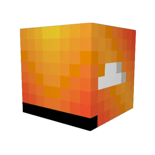Bo_BI Minecraft avatar head, 3D render