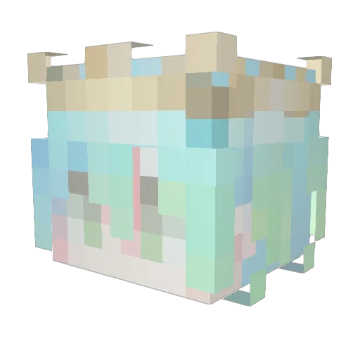 Bo_Bo_Hou Minecraft avatar head, 3D render