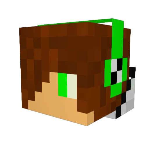 BoaSimon Minecraft avatar head, 3D render