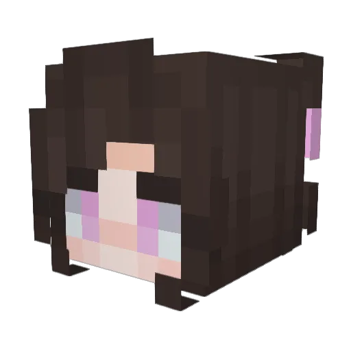 BoarBunny Minecraft avatar head, 3D render