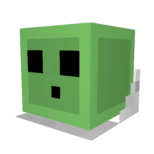 BoatPKG Minecraft avatar head, 3D render