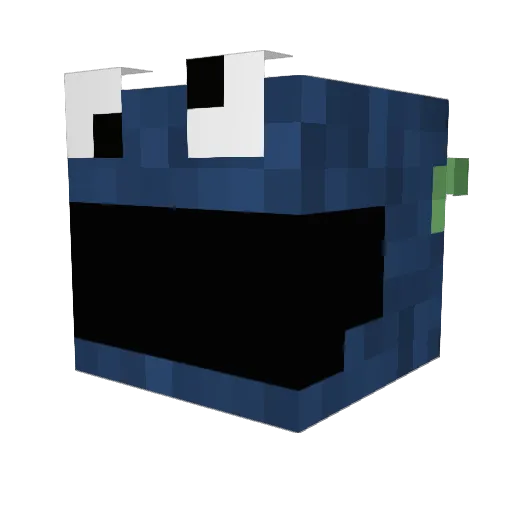Bob0_s Minecraft avatar head, 3D render