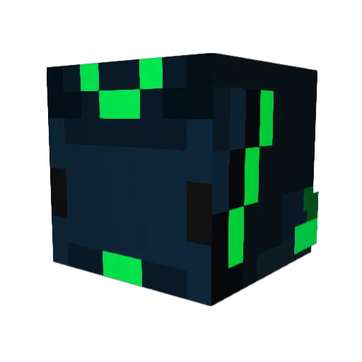 Bob188 Minecraft avatar head, 3D render