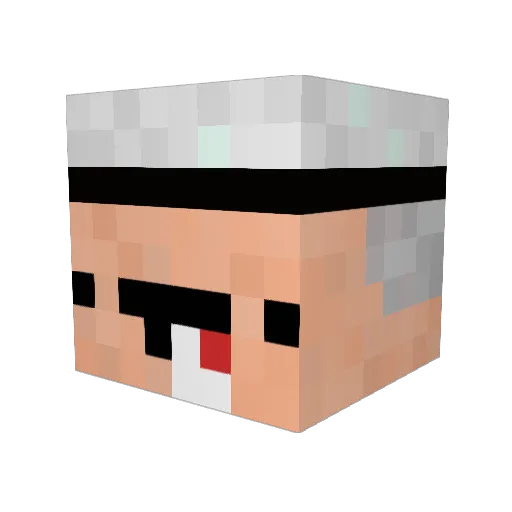 Bob211763 Minecraft avatar head, 3D render