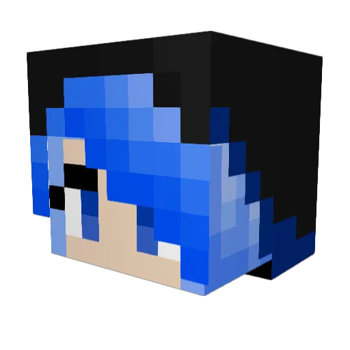 Bob4950 Minecraft avatar head, 3D render