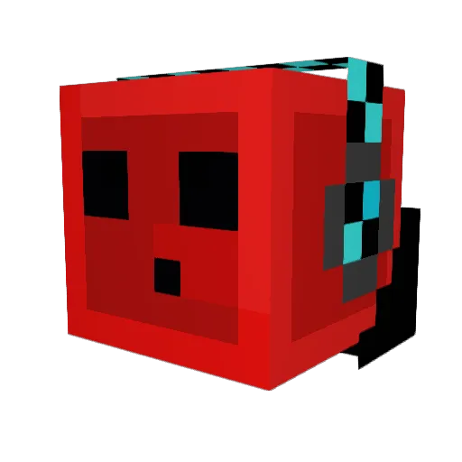 Bob55771 Minecraft avatar head, 3D render