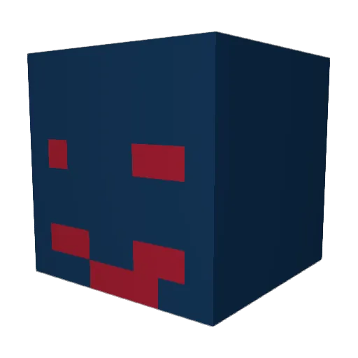 Bob86554 Minecraft avatar head, 3D render
