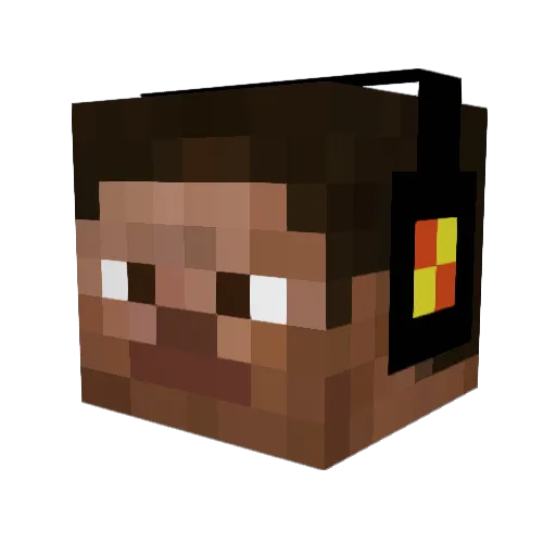 BobChen3310 Minecraft avatar head, 3D render