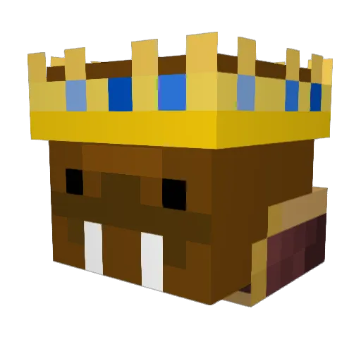 BobEnder Minecraft avatar head, 3D render