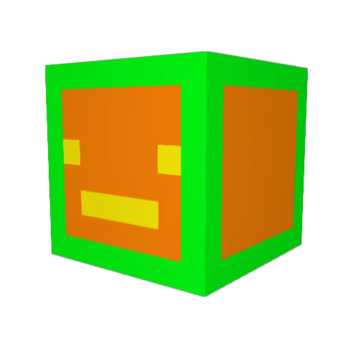 BobFishe Minecraft avatar head, 3D render