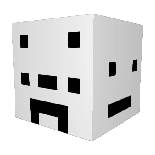 BobGamer14 Minecraft avatar head, 3D render