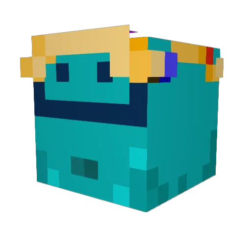 BobGrundman Minecraft avatar head, 3D render