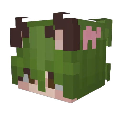 BobJackson1 Minecraft avatar head, 3D render