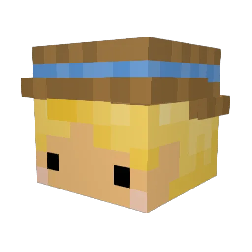 BobMarleyFan16 Minecraft avatar head, 3D render
