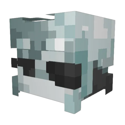 BobNow027 Minecraft avatar head, 3D render
