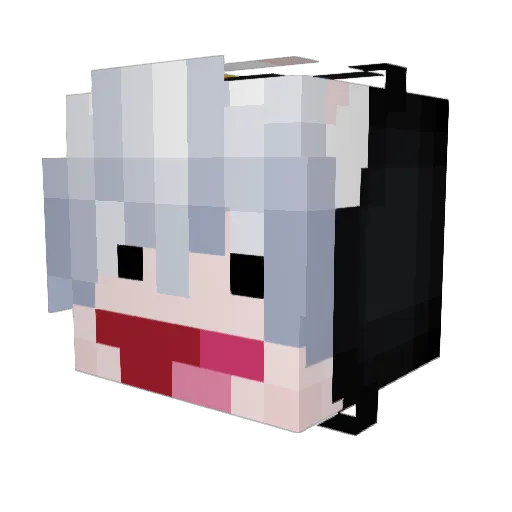 BobPengu Minecraft avatar head, 3D render