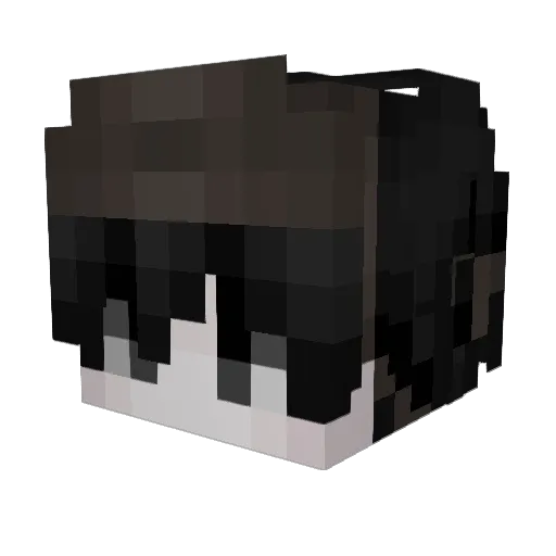 BobRossThe5th Minecraft avatar head, 3D render