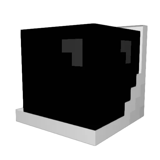 BobSails Minecraft avatar head, 3D render