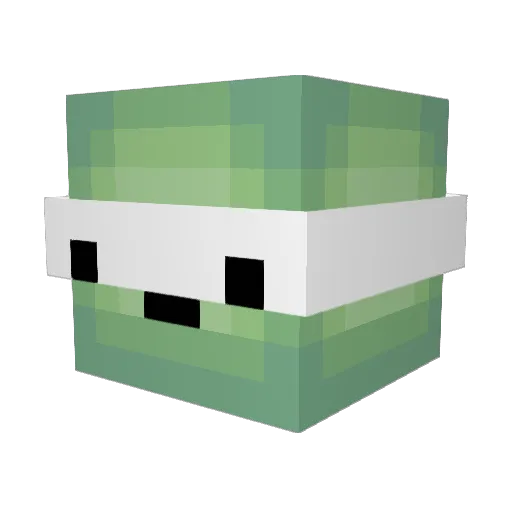 BobTheBuilder002 Minecraft avatar head, 3D render
