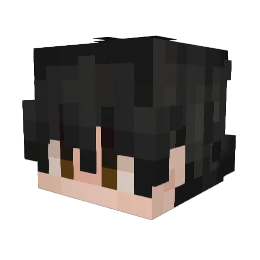 BobTheThird1 Minecraft avatar head, 3D render