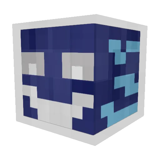 BobTheUltimate Minecraft avatar head, 3D render