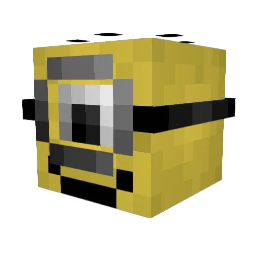 BobTurtleDude Minecraft avatar head, 3D render