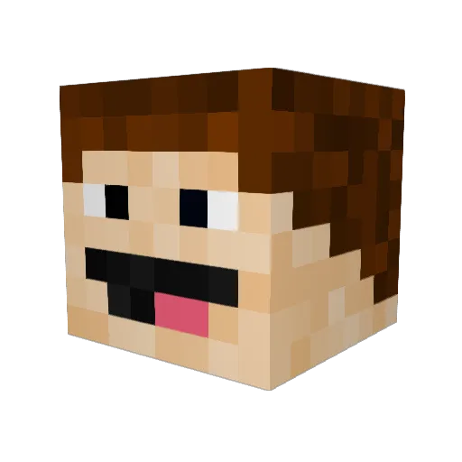 Bob_Bobbingson Minecraft avatar head, 3D render