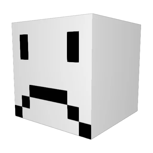 Bob_De_Frog_ Minecraft avatar head, 3D render