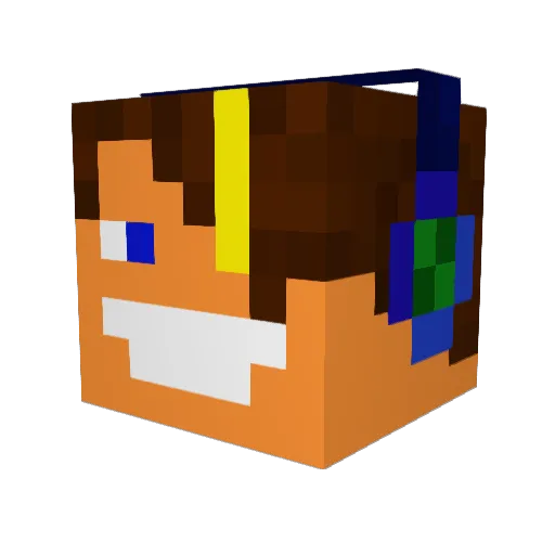 Bob_Jacko Minecraft avatar head, 3D render