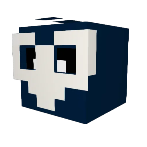 Bob_The_Pimp Minecraft avatar head, 3D render