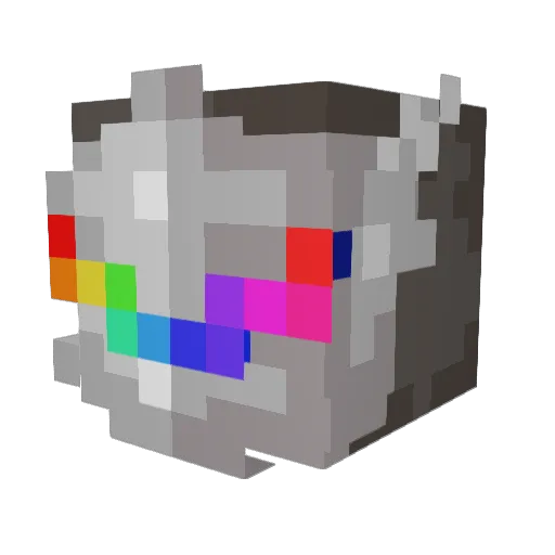Bob_Yorker Minecraft avatar head, 3D render