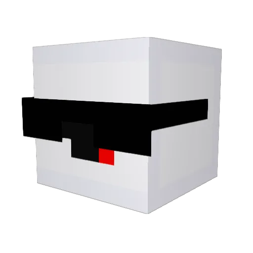 Bob__le_fermier Minecraft avatar head, 3D render