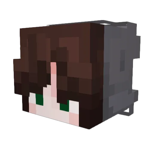 BobaBunny6 Minecraft avatar head, 3D render