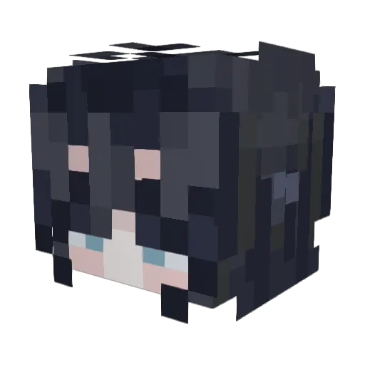 Minecraft-Avatar von BobaJun: Kopf als 3D-Render