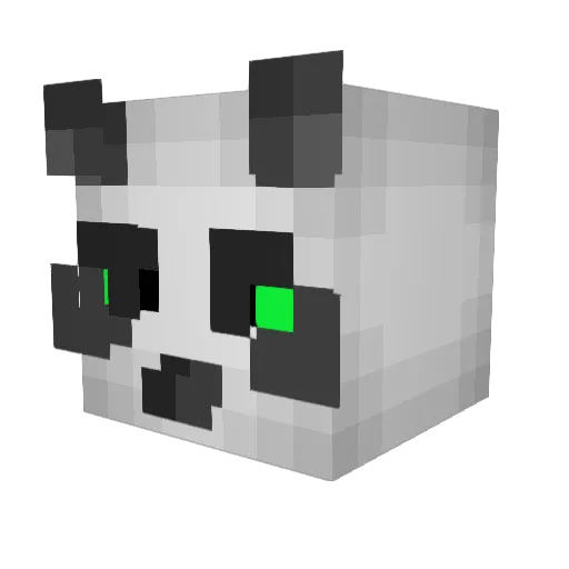 Boba_fat09 Minecraft avatar head, 3D render