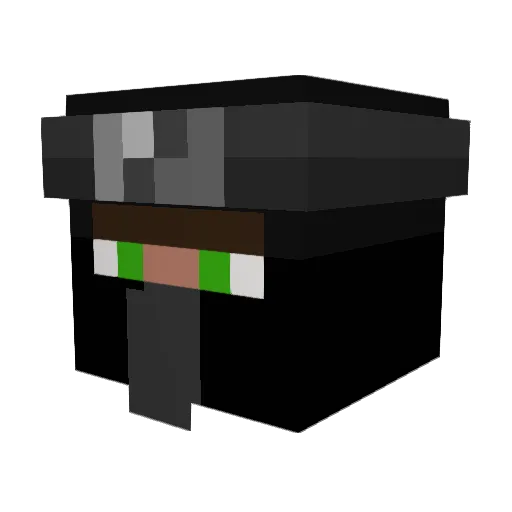 Bobasen12 Minecraft avatar head, 3D render