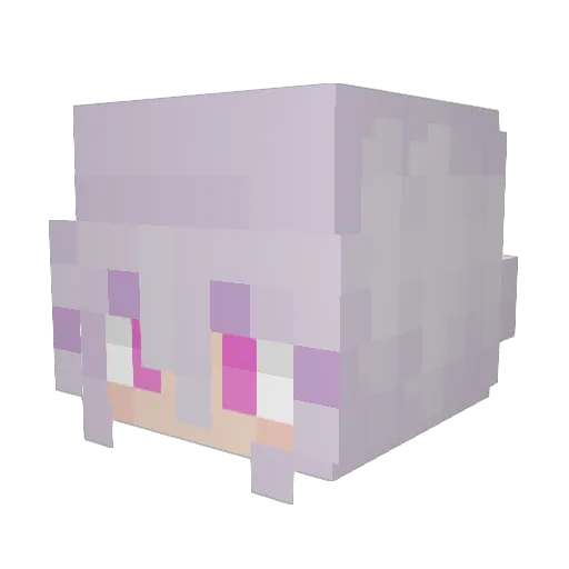 Bobathania Minecraft avatar head, 3D render
