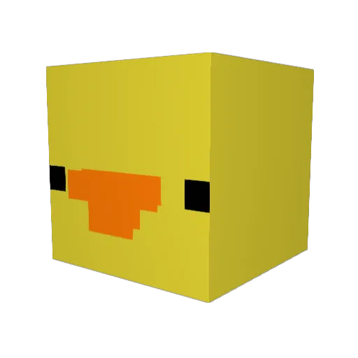 Bobatron11 Minecraft avatar head, 3D render